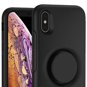 iPhone XS/X Case with Built-in Popsocket